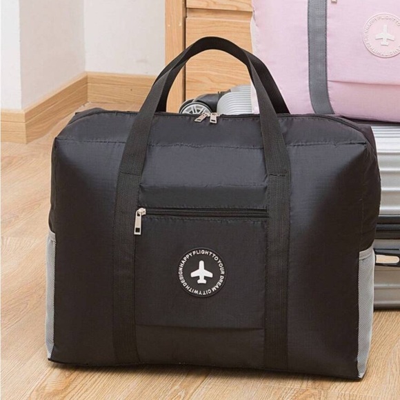2/$25 SALE NEW Black Aircraft Duffel/Carry-On Bag – Large Capacity, Travel-Ready - Picture 1 of 7